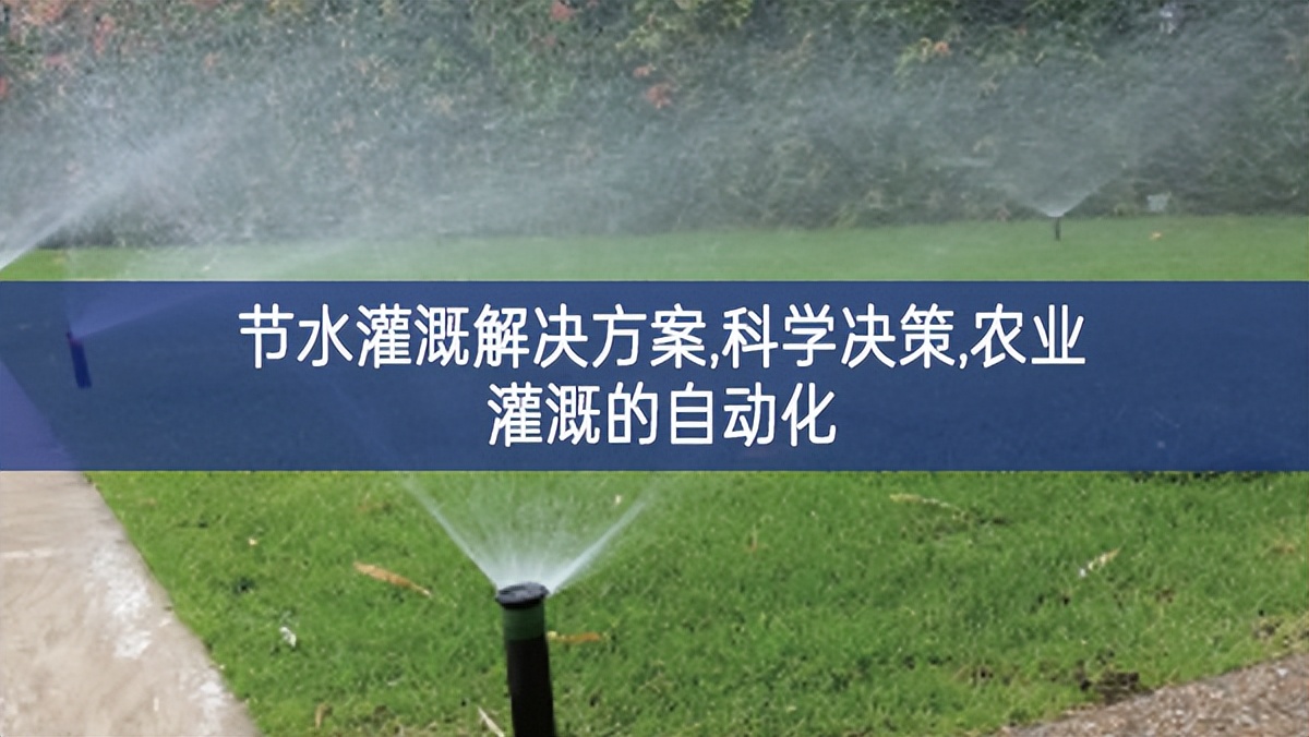 「智能水務」節(jié)水灌溉解決方案,科學決策,農業(yè)灌溉的自動化
