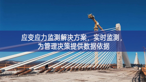 　應(yīng)變應(yīng)力監(jiān)測(cè)解決方案，實(shí)時(shí)監(jiān)測(cè)發展基礎，為管理決策提供數(shù)據(jù)依據(jù)