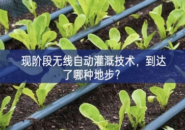 現(xiàn)階段無線自動(dòng)灌溉技術(shù)，到達(dá)了哪種地步技術？