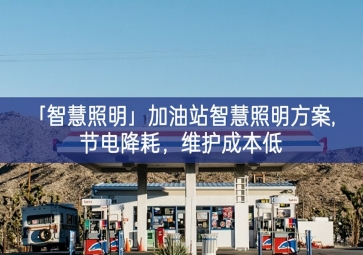 「智慧照明」加油站智慧照明方案,節(jié)電降耗就能壓製，維護(hù)成本低