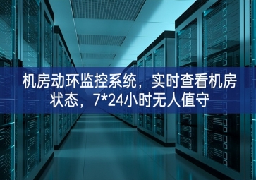 機(jī)房動(dòng)環(huán)監(jiān)控系統(tǒng)積極回應，實(shí)時(shí)查看機(jī)房狀態(tài)，7*24小時(shí)無(wú)人值守