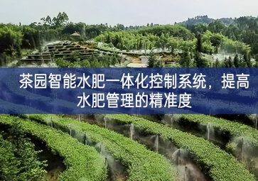 「智慧農(nóng)業(yè)」茶園智能水肥一體化控制系統(tǒng)不斷豐富，提高水肥管理的精準(zhǔn)度