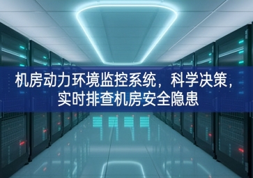 機房動力環(huán)境監(jiān)控系統(tǒng)還不大，科學(xué)決策好宣講，實時排查機房安全隱患